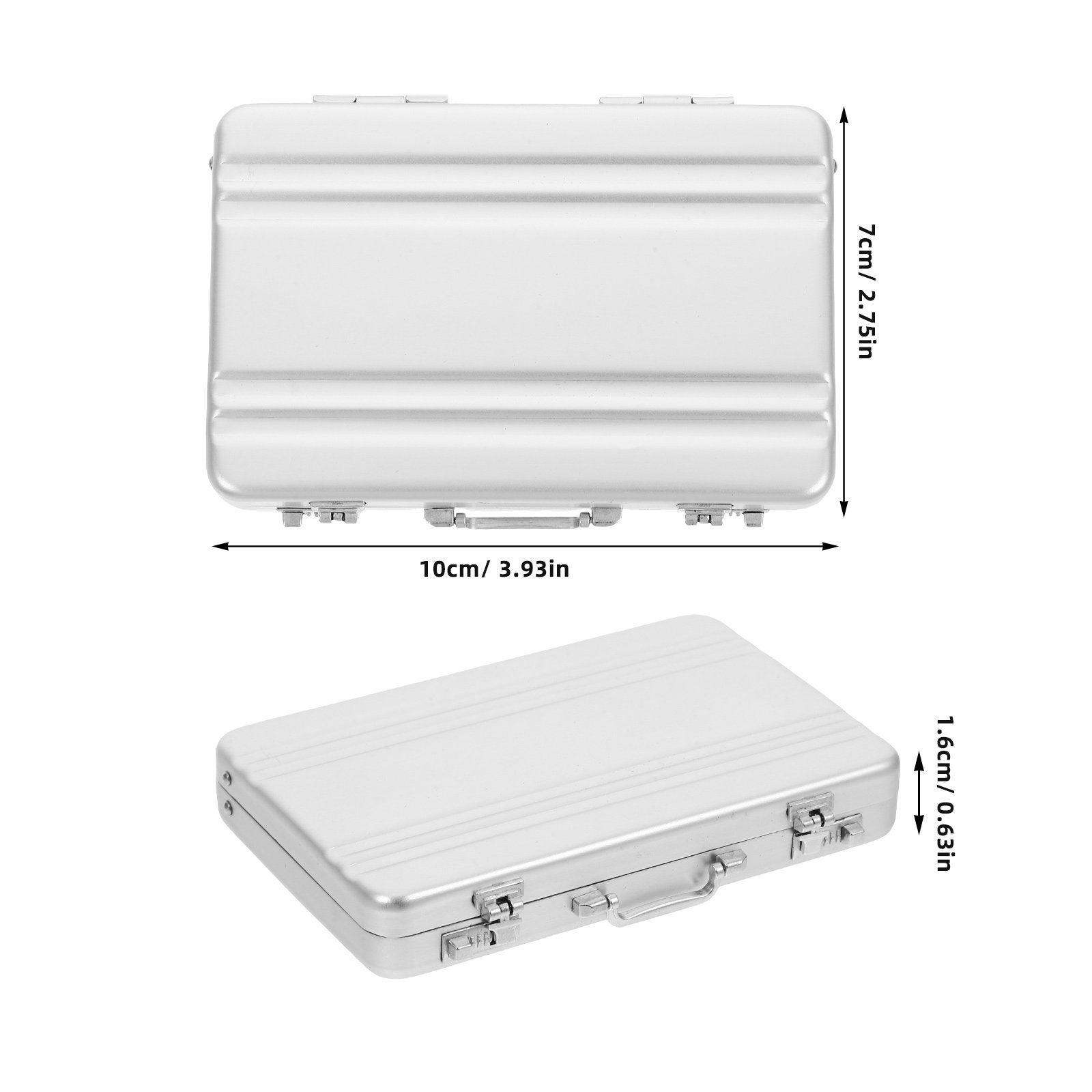 Aluminum Alloy Cards Storage B - Card Index Box review and price