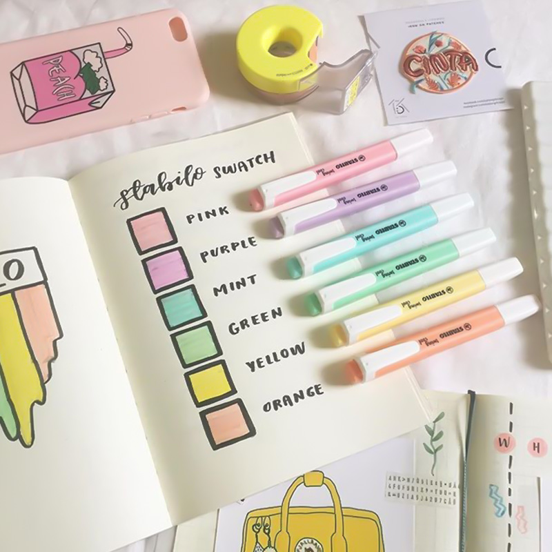 6 Pcs STABILO Highlighter 275  - Stabilo Marker Swing Cool review and price