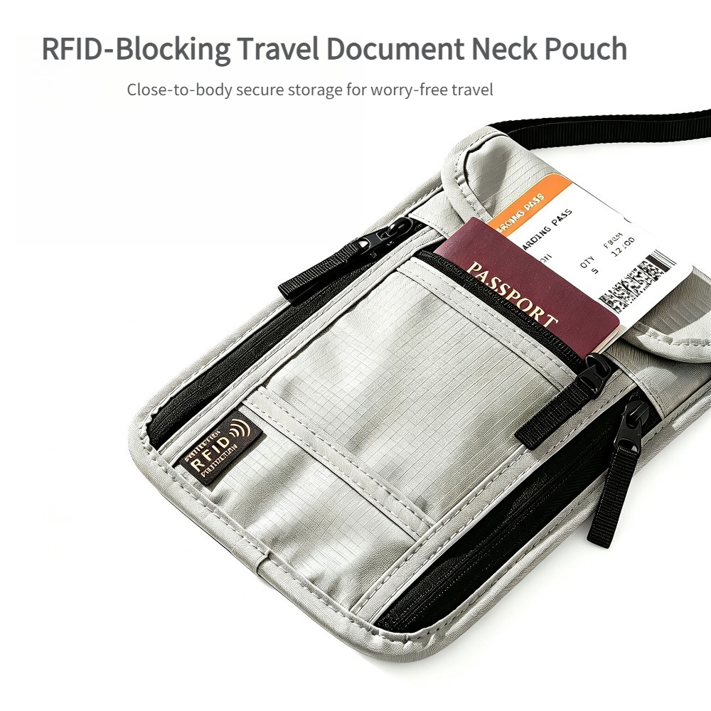 Travel Neck Wallet, RFID Block - Index Card Holder review and price