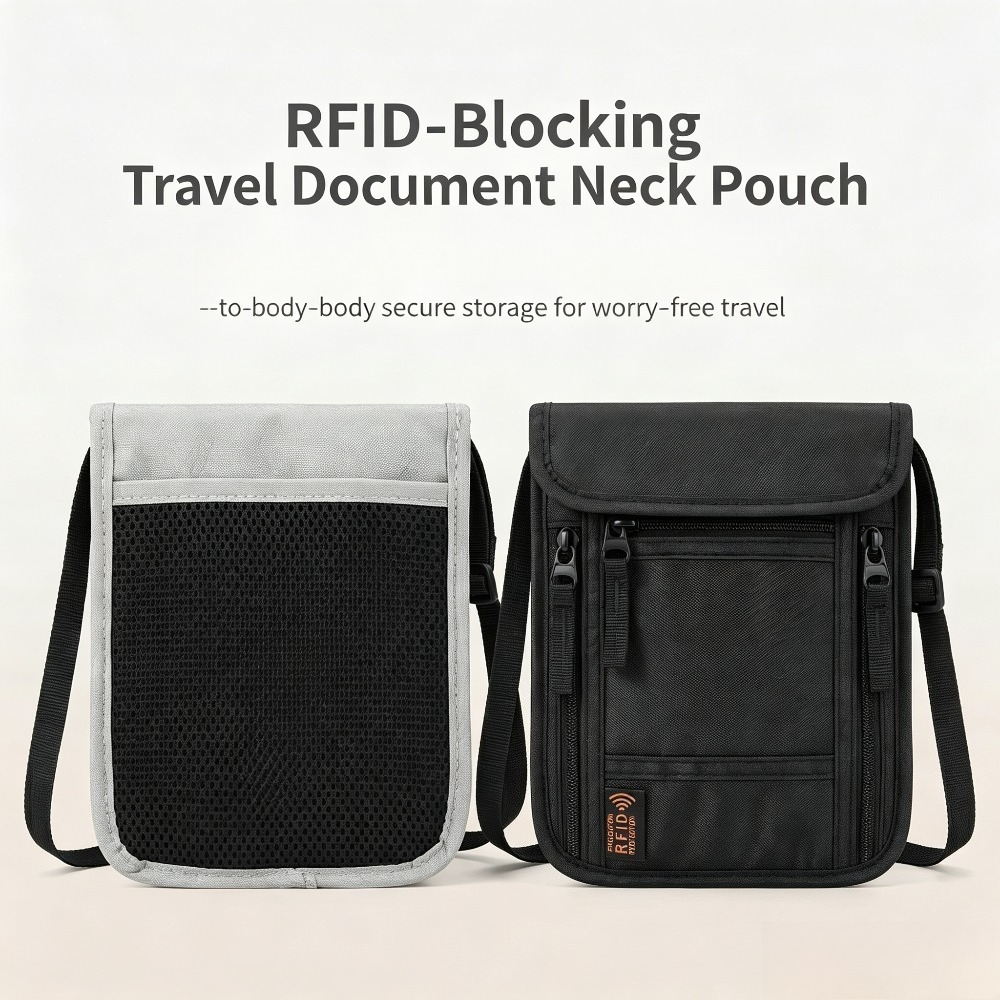 Travel Neck Wallet, RFID Block - Index Card Holder review and price